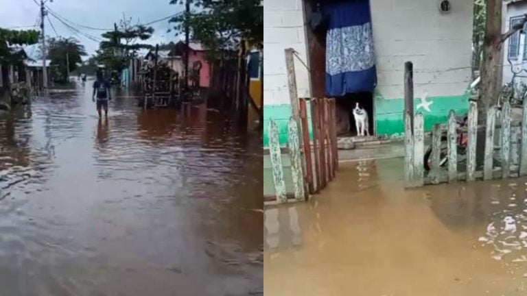 Inundaciones en colonia Renacer de Choloma