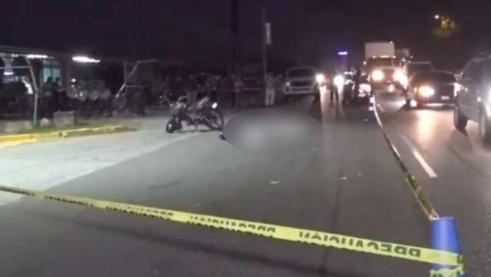 Motociclista muerto en Villanueva