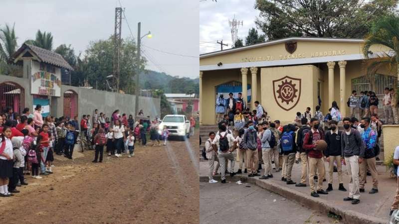 Protestas en centros educativos de Honduras