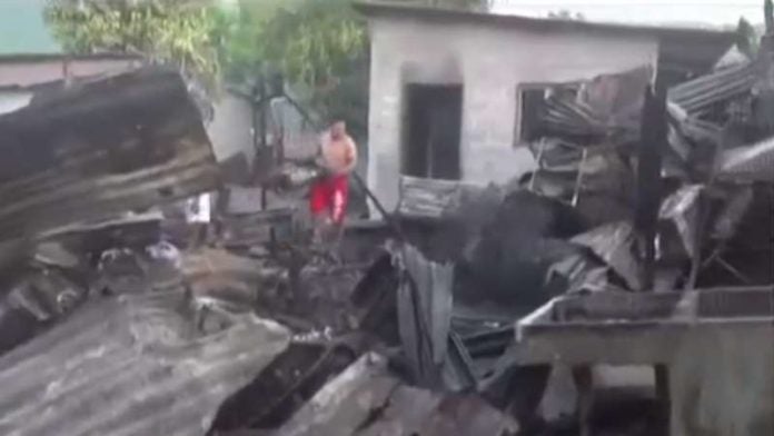 Familias pierden sus casas tras incendio en SPS