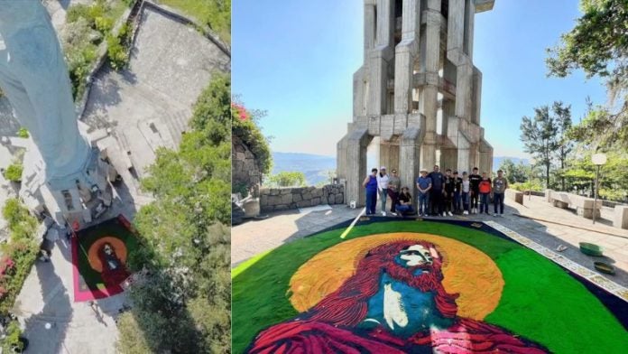 alfombras en Cristo del Picacho