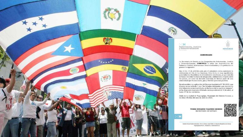 feriado del día de las américas en Honduras