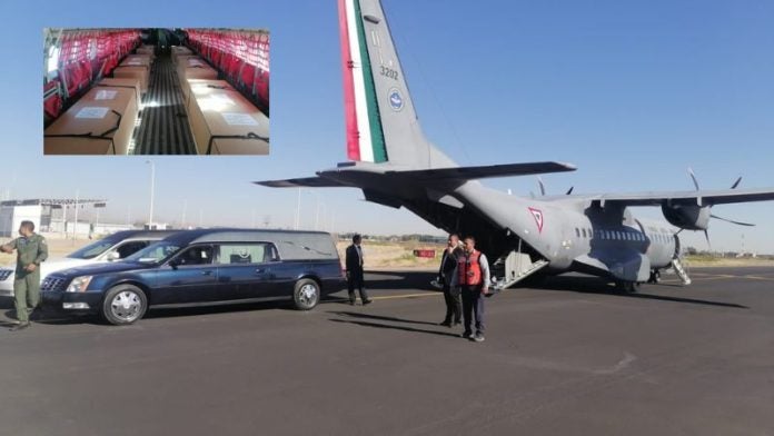 Repatriación hondureños muertos incendio