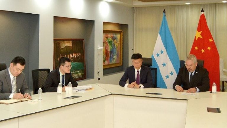 Delegación china en Honduras