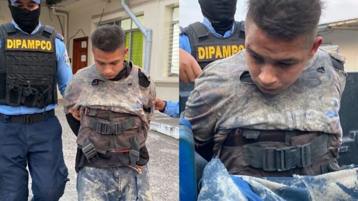 capturan gatillero MS-13 atentado Suyapa