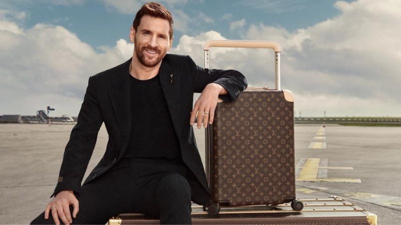 Messi en campaña Louis Vuitton