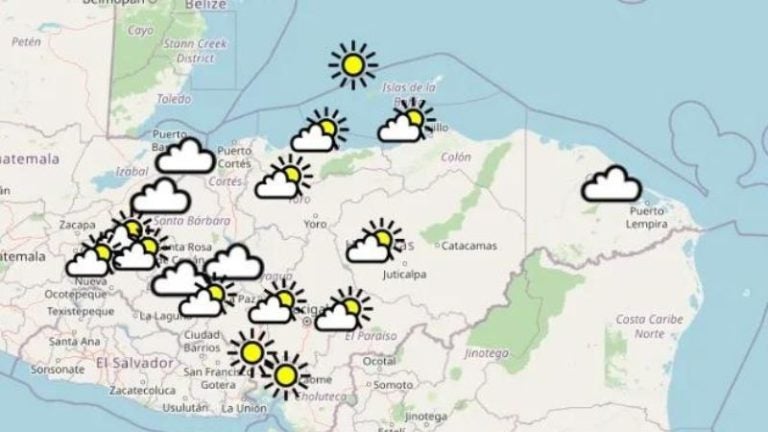 clima en honduras hoy