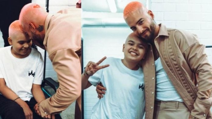 muere niño que ayudó Maluma