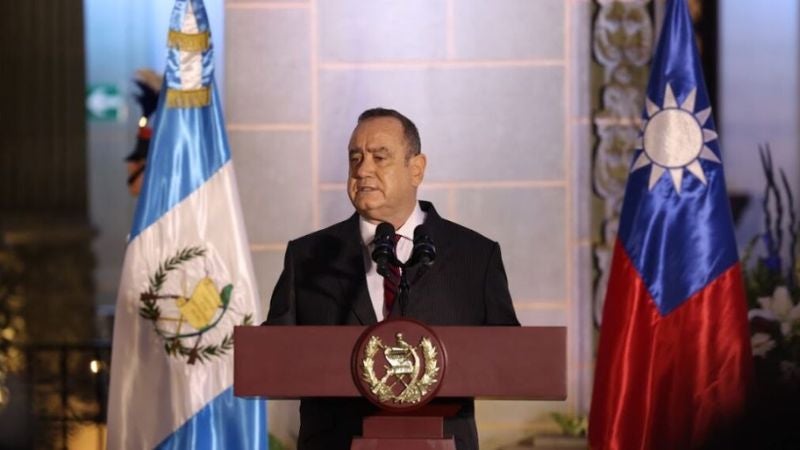 Presidente de Guatemala visitará Taiwán