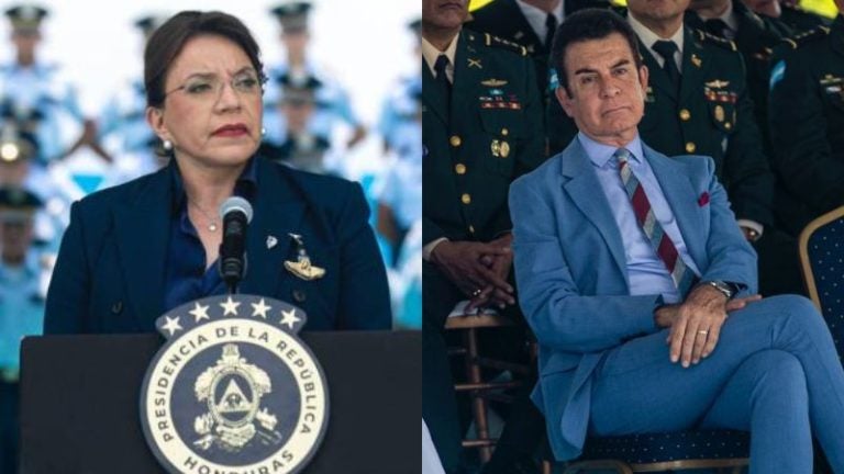 ¿Reconciliados? Nasralla aparece con Xiomara en evento de la FAH