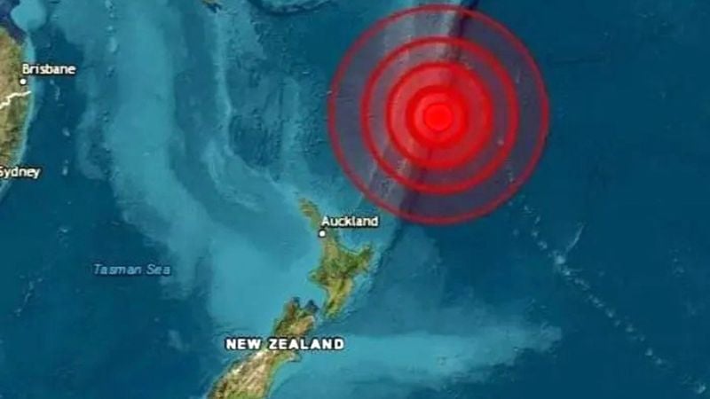 Temblor en Nueva Zelanda.