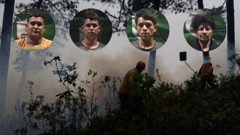 Capturan a 4 presuntos responsables de provocar incendios en TGU