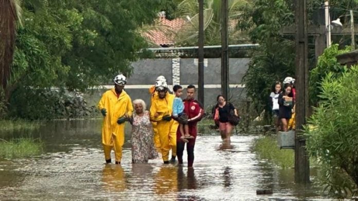 Inundaciones en Brasil.