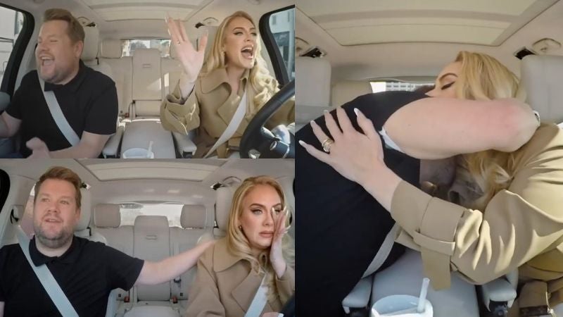 Adele y James Corden en Carpool Karaoke