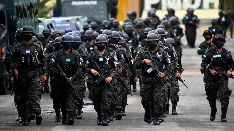 Honduras contra las pandillas