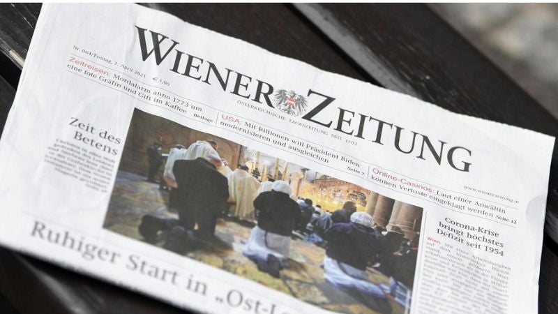 El diario estatal austríaco Wiener Zeitung