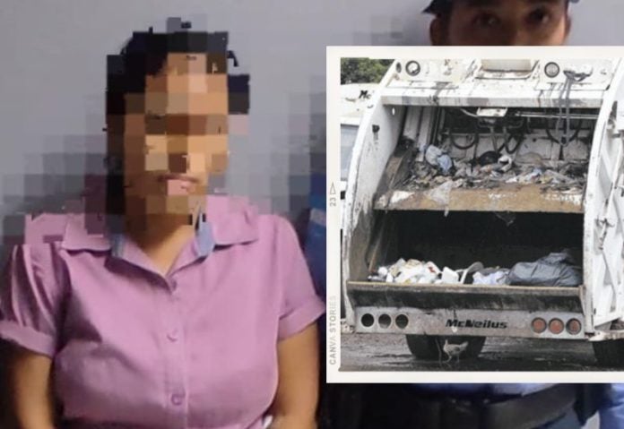 Capturan a Madre por asfixiar a su recién nacido y echarlo al “carro de la basura” .