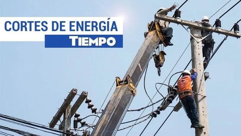 cortes de energía en Honduras