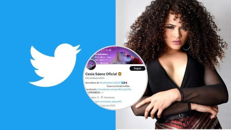 Twitter retira verificación a Cesia Sáenz