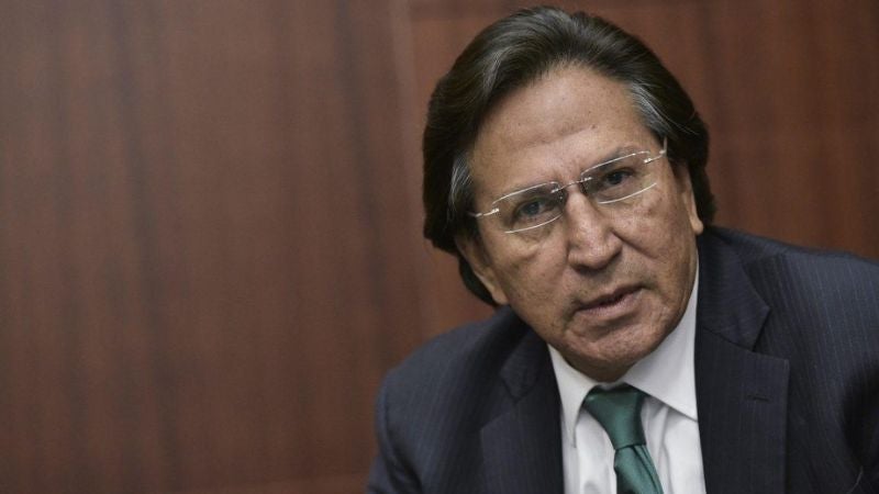 Expresidente Toledo extradición Perú