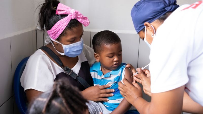 vacunación infantil América Latina UNICEF