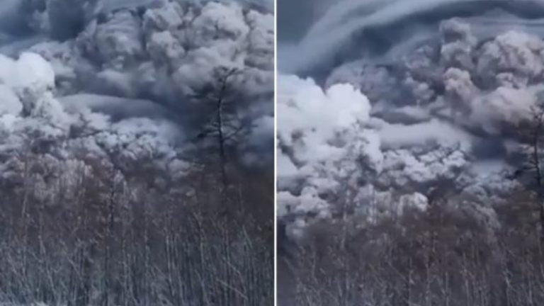 Volcán ruso ceniza más grande en décadas