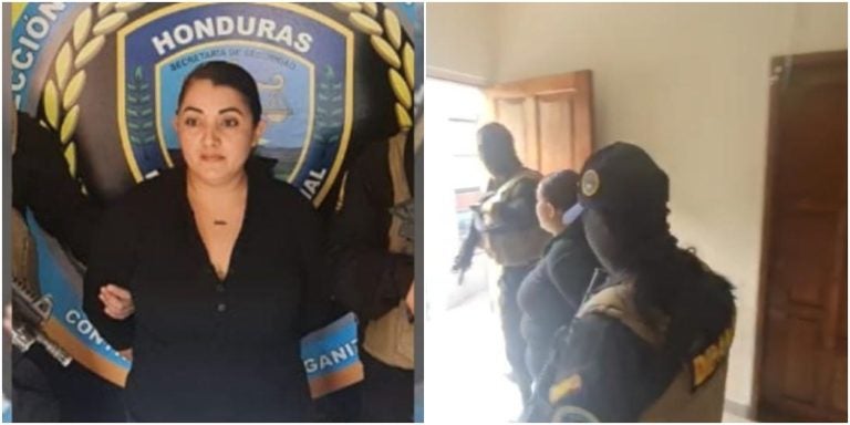 capturan a mujer en Copán