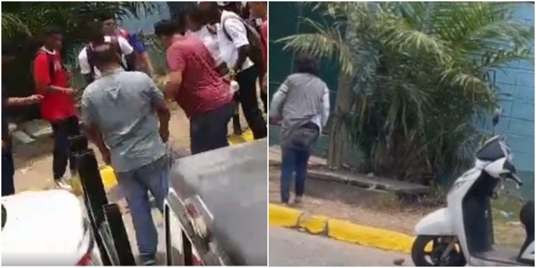 golpean a mujer en La Ceba