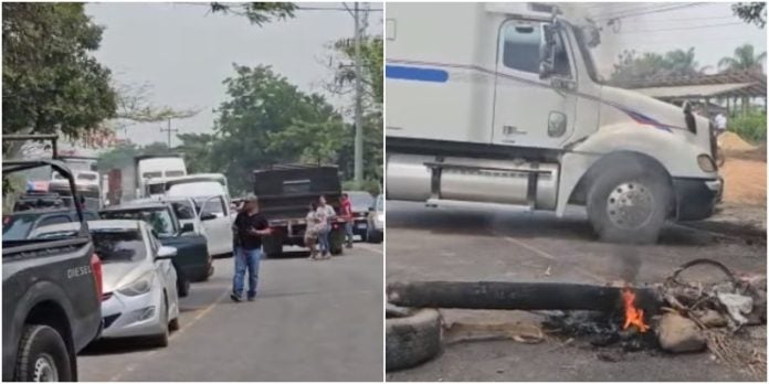 protesta en Naco