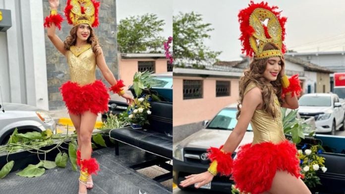 La Bicha Catracha en carnaval de Siguatepeque