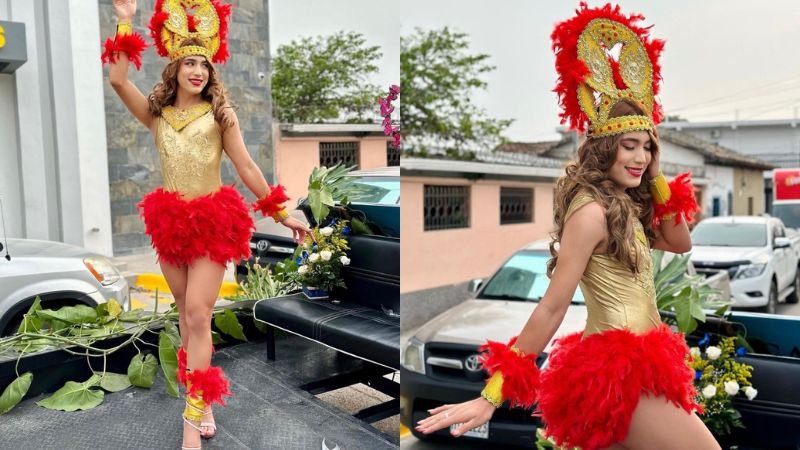 La Bicha Catracha en carnaval de Siguatepeque