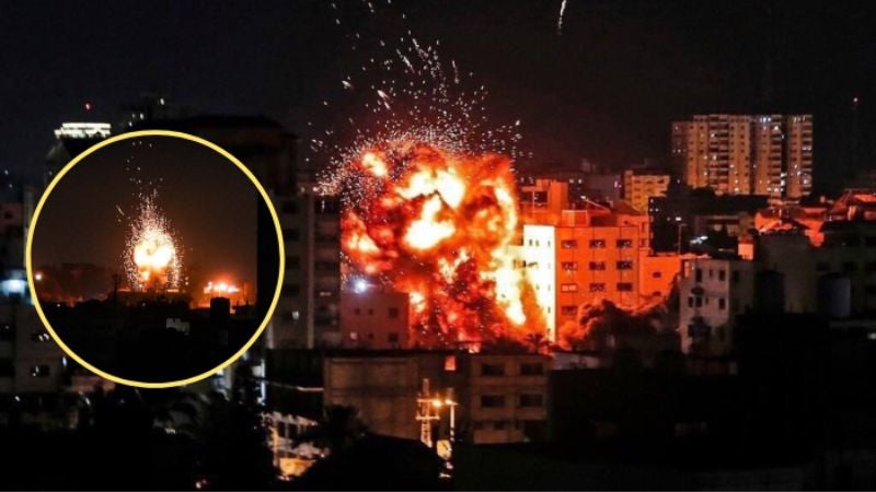 Terroristas palestinos lanzaron más de 20 cohetes desde Gaza a Israel