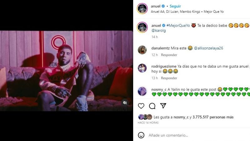 Canción Anuel 