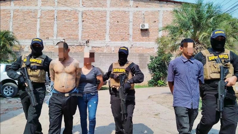 Detenidos en Comayagua 