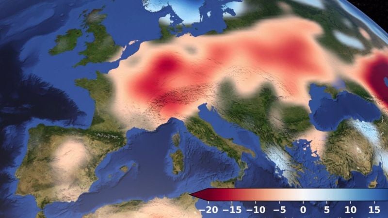 Sequía en Europa