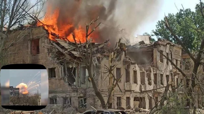 Rusia bombardea una clínica en Ucrania y acusa a Kiev de ataques fronterizos