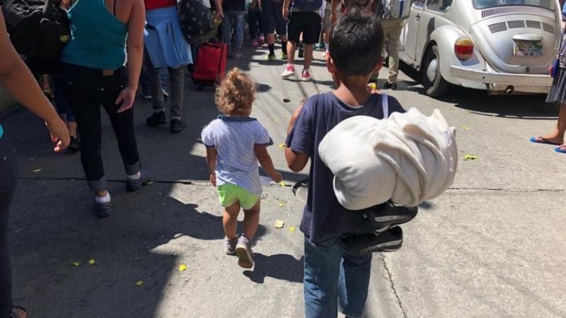 menores deportados a Honduras