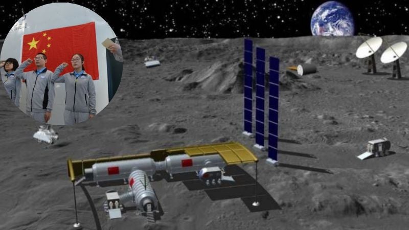 China trabaja en una misión tripulada a la Luna para antes de 2030