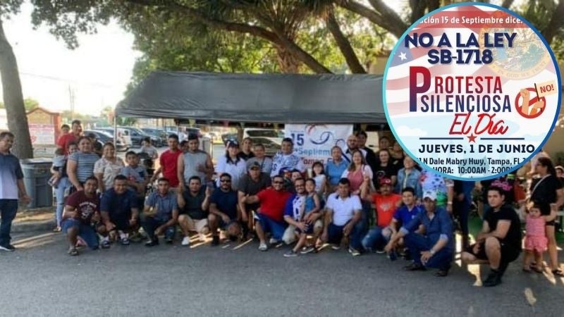 Hondureños en Florida preparan protesta en contra de ley anti-migrante en Florida