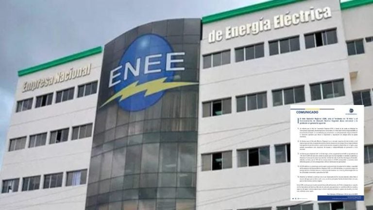 Ente operador desmiente a ENEE sobre causas de crisis energética