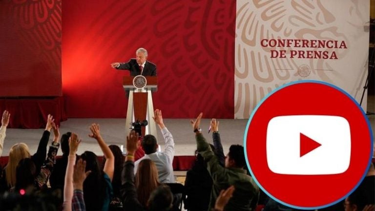 Youtube suspende cuenta que transmite las mañaneras de AMLO