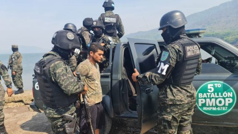 Policía Militar captura a presunto marero salvadoreño en Amapala