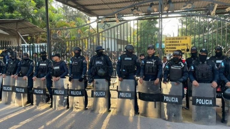 Policía resguarda accesos al INFOP por amenazas de tomas en TGU