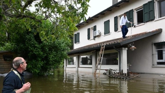 36.000 personas desplazadas por inundaciones en Italia