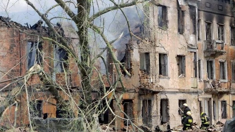 Rusia drones en Kiev