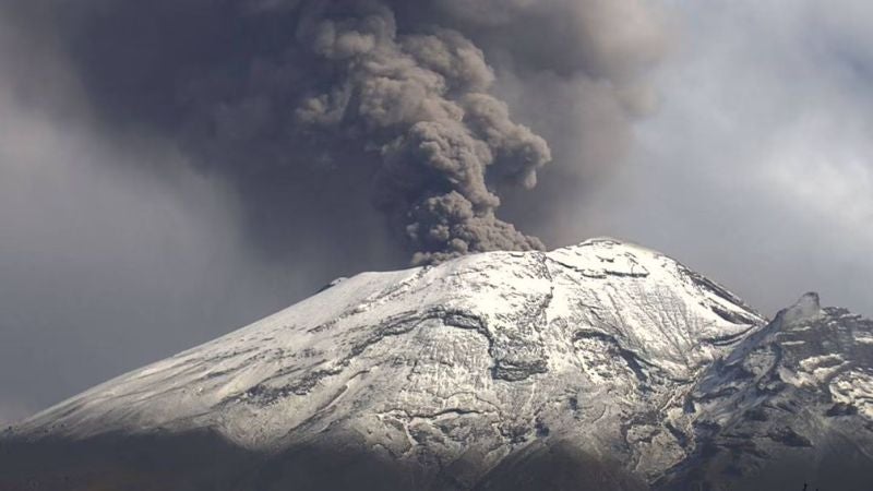 Datos volcán Popocatépetl