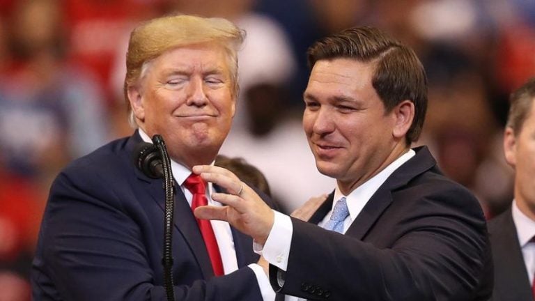 Trump se burla de  DeSantis