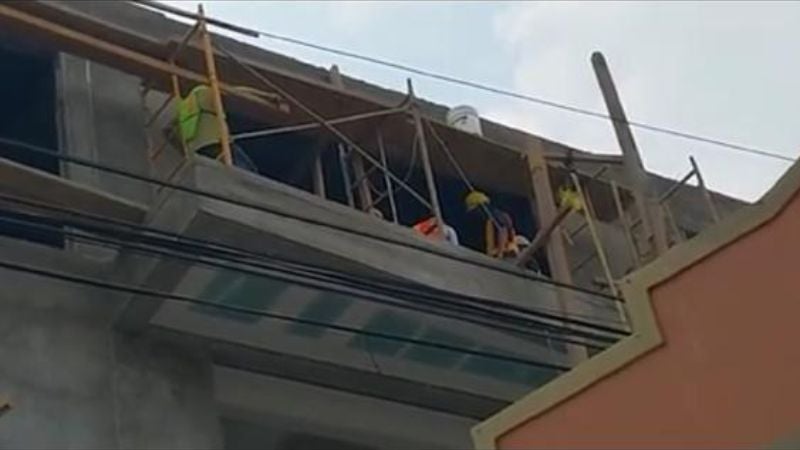Hombre muere electrocutado en construcción, Tegucigalpa