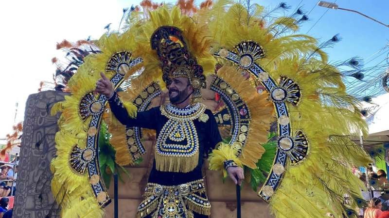 Eduardo Zablah en Carnaval de La Ceiba