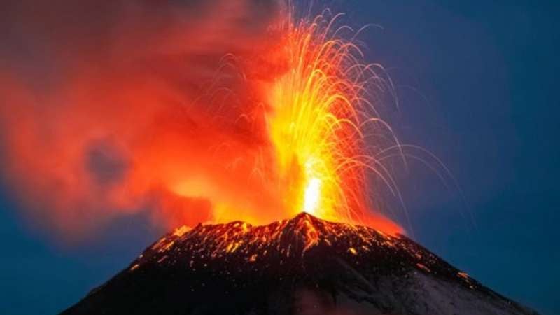 Volcán Popocatépetl fase